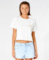 Rip Curl - the island crop tee - bone